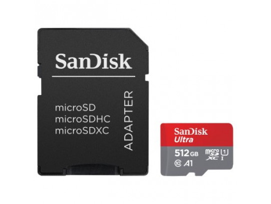 SanDisk Ultra microSDXC  -512 GB + SD Adapter 